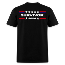 Load image into Gallery viewer, Survivor In Chief For President - Black Tee Shirt - black
